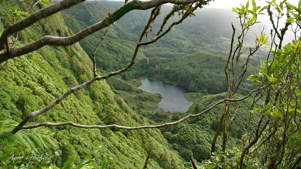 Вилла Sitio Da Assumada Lajes das Flores Экстерьер фото