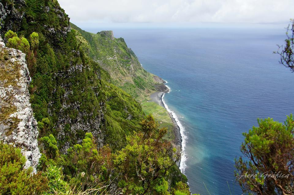 Вилла Sitio Da Assumada Lajes das Flores Экстерьер фото