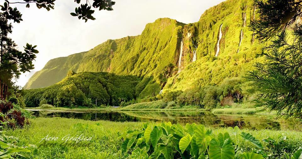 Вилла Sitio Da Assumada Lajes das Flores Экстерьер фото