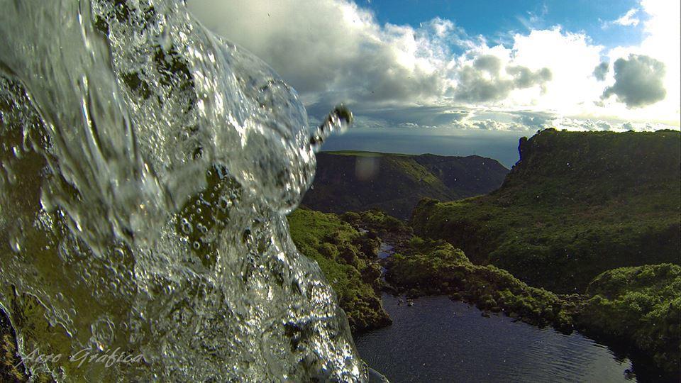 Вилла Sitio Da Assumada Lajes das Flores Экстерьер фото